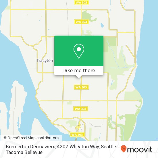 Bremerton Dermawerx, 4207 Wheaton Way map