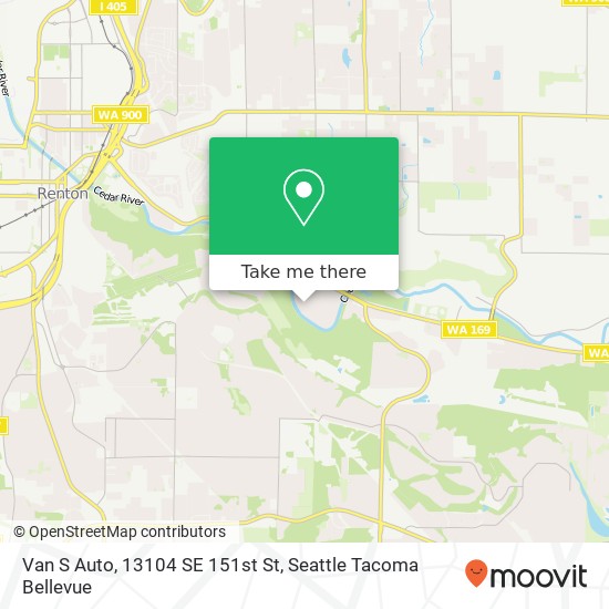 Mapa de Van S Auto, 13104 SE 151st St