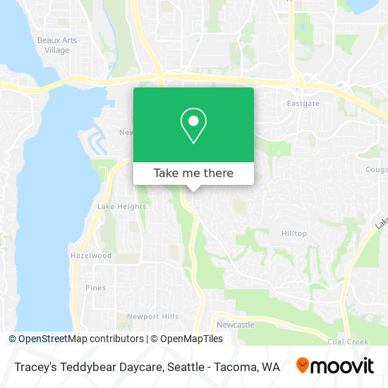 Mapa de Tracey's Teddybear Daycare