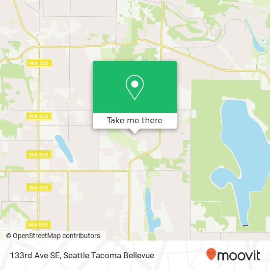 133rd Ave SE, Renton, WA 98058 map