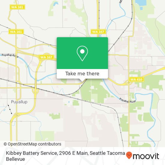 Mapa de Kibbey Battery Service, 2906 E Main