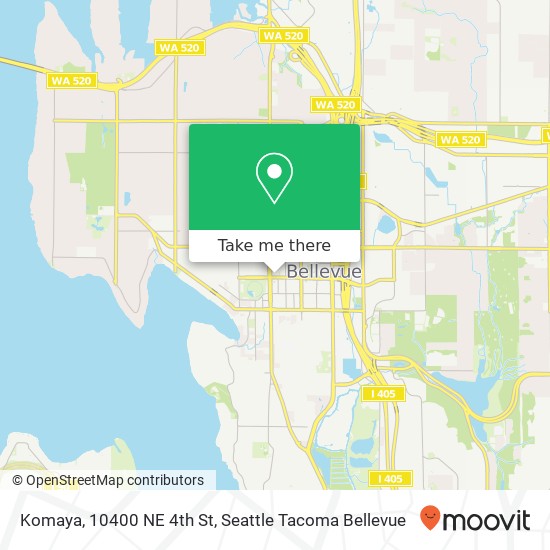 Mapa de Komaya, 10400 NE 4th St