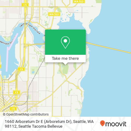 1660 Arboretum Dr E (Arboretum Dr), Seattle, WA 98112 map