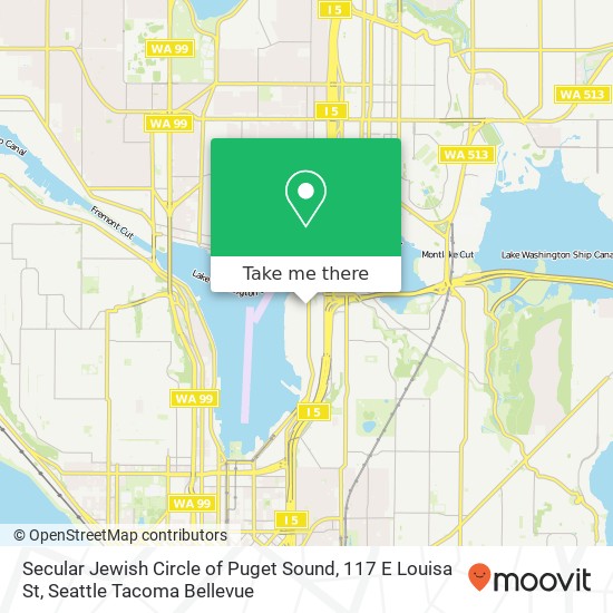 Secular Jewish Circle of Puget Sound, 117 E Louisa St map