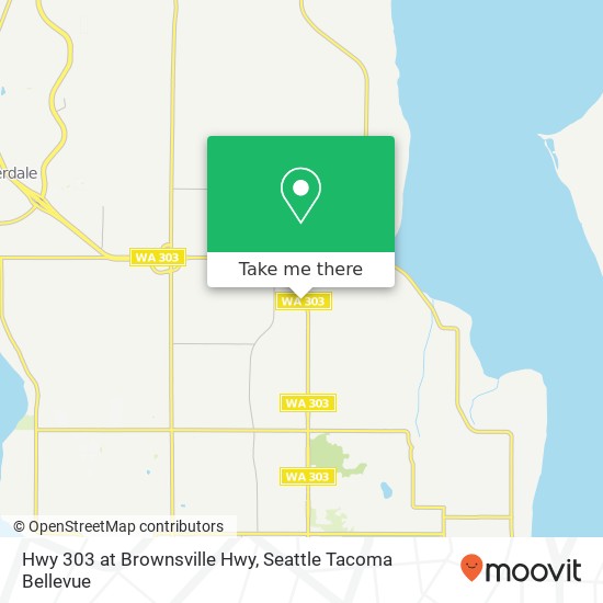 Mapa de Hwy 303 at Brownsville Hwy