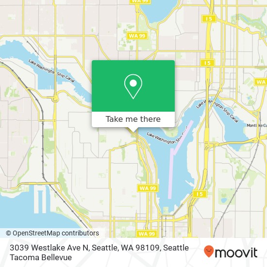 3039 Westlake Ave N, Seattle, WA 98109 map