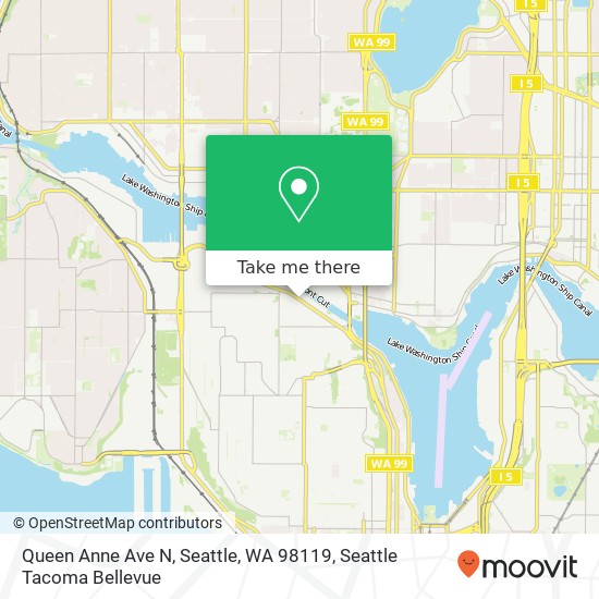 Queen Anne Ave N, Seattle, WA 98119 map