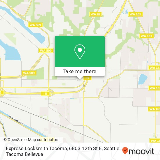 Express Locksmith Tacoma, 6803 12th St E map