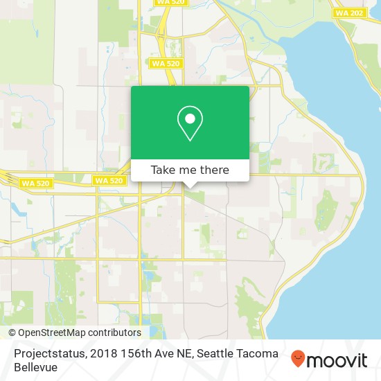 Projectstatus, 2018 156th Ave NE map