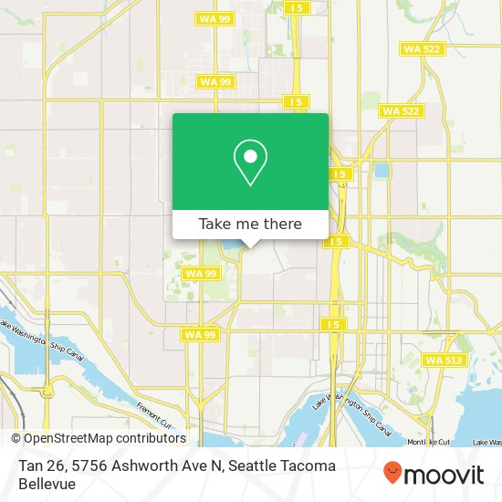 Mapa de Tan 26, 5756 Ashworth Ave N