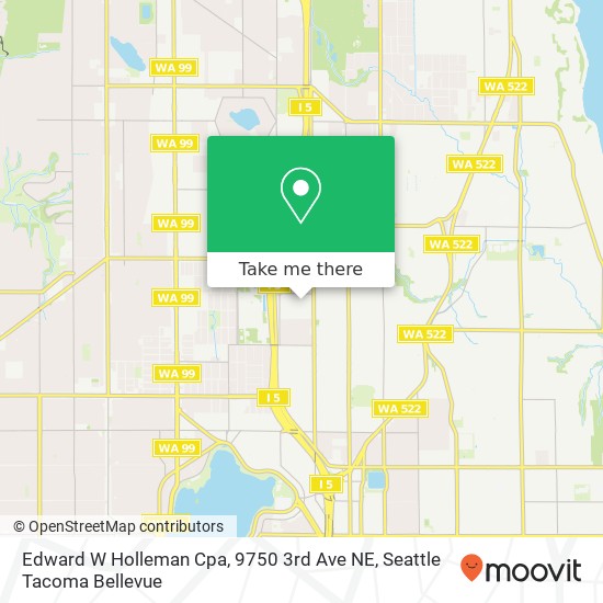 Edward W Holleman Cpa, 9750 3rd Ave NE map