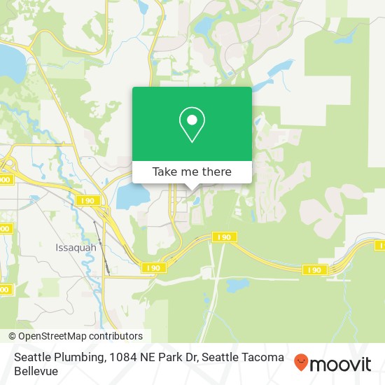 Mapa de Seattle Plumbing, 1084 NE Park Dr