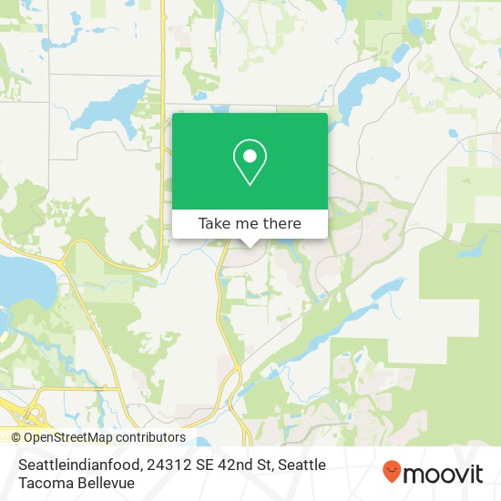 Mapa de Seattleindianfood, 24312 SE 42nd St