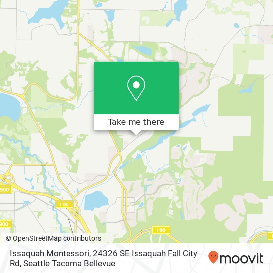 Issaquah Montessori, 24326 SE Issaquah Fall City Rd map