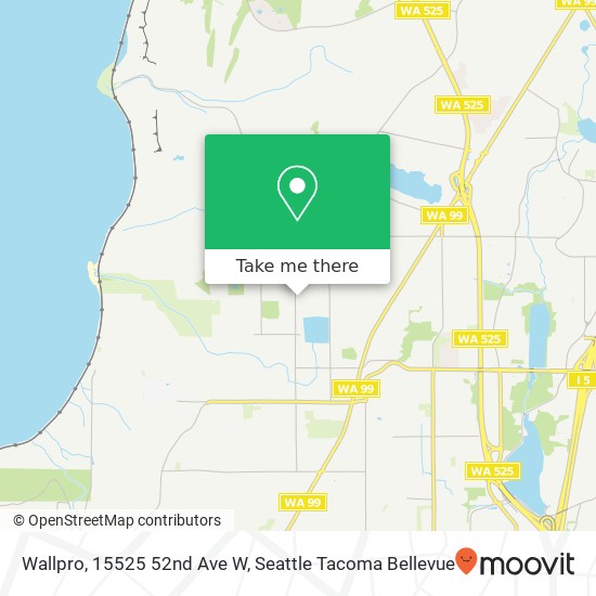 Wallpro, 15525 52nd Ave W map