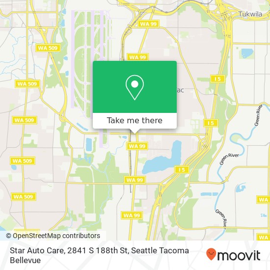 Star Auto Care, 2841 S 188th St map