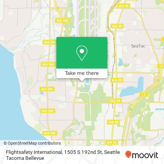 Flightsafety International, 1505 S 192nd St map