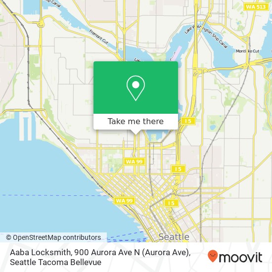 Aaba Locksmith, 900 Aurora Ave N map