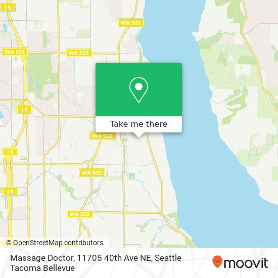 Massage Doctor, 11705 40th Ave NE map