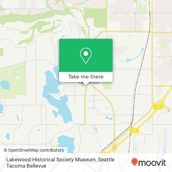 Lakewood Historical Society Museum map