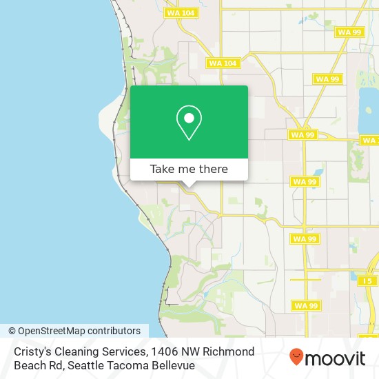 Cristy's Cleaning Services, 1406 NW Richmond Beach Rd map