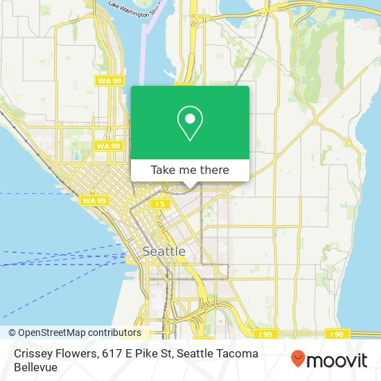 Crissey Flowers, 617 E Pike St map