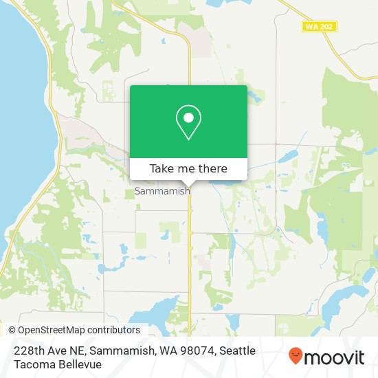 228th Ave NE, Sammamish, WA 98074 map