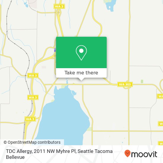 Mapa de TDC Allergy, 2011 NW Myhre Pl