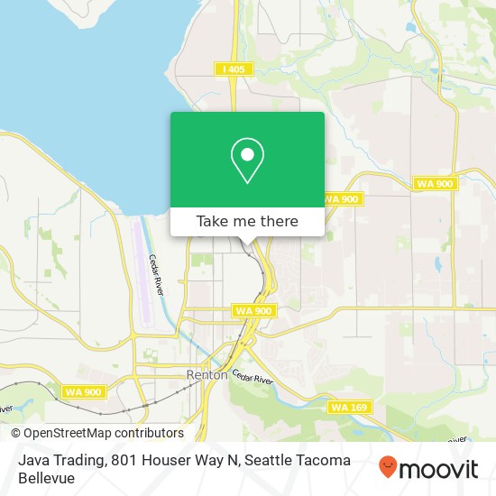 Java Trading, 801 Houser Way N map