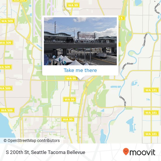 S 200th St, Seatac, WA 98188 map