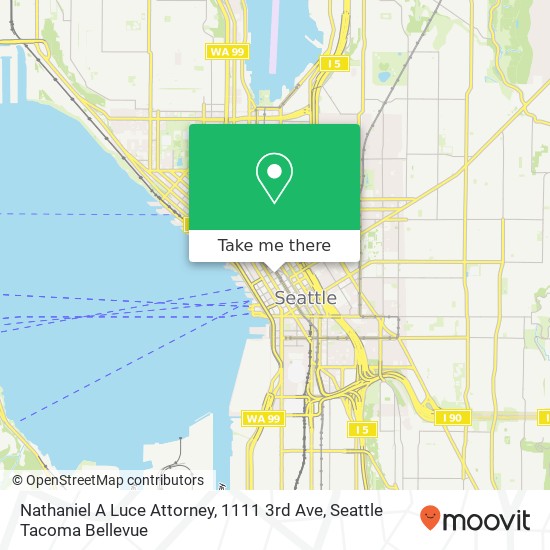 Mapa de Nathaniel A Luce Attorney, 1111 3rd Ave