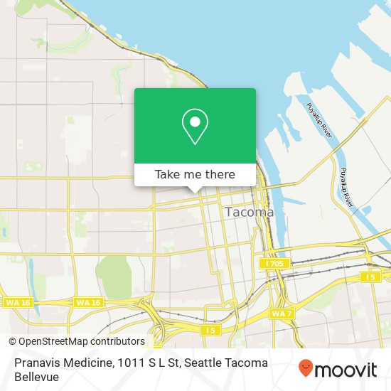 Mapa de Pranavis Medicine, 1011 S L St