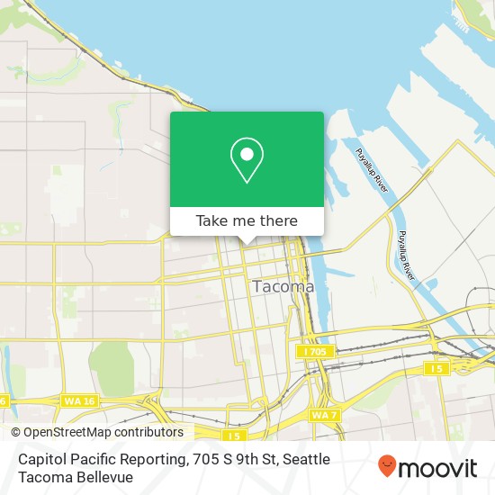 Capitol Pacific Reporting, 705 S 9th St map