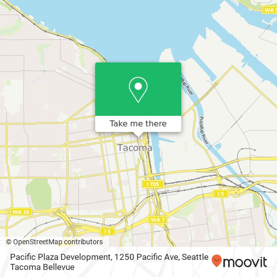 Mapa de Pacific Plaza Development, 1250 Pacific Ave