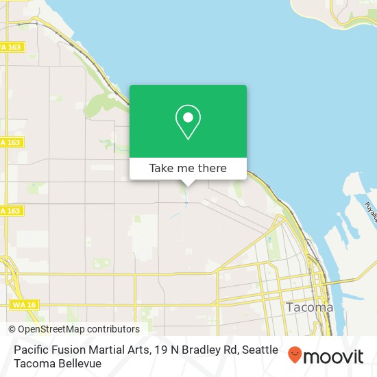 Mapa de Pacific Fusion Martial Arts, 19 N Bradley Rd