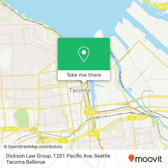 Dickson Law Group, 1201 Pacific Ave map