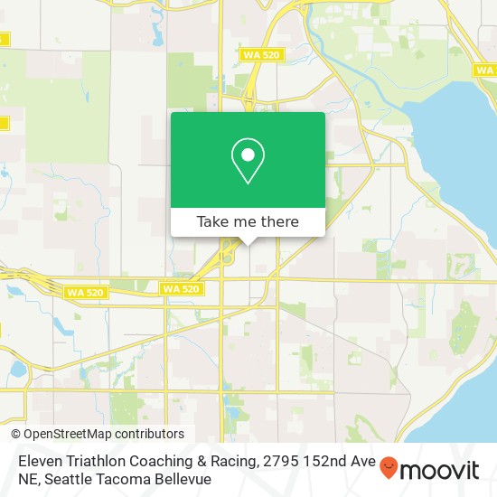 Mapa de Eleven Triathlon Coaching & Racing, 2795 152nd Ave NE