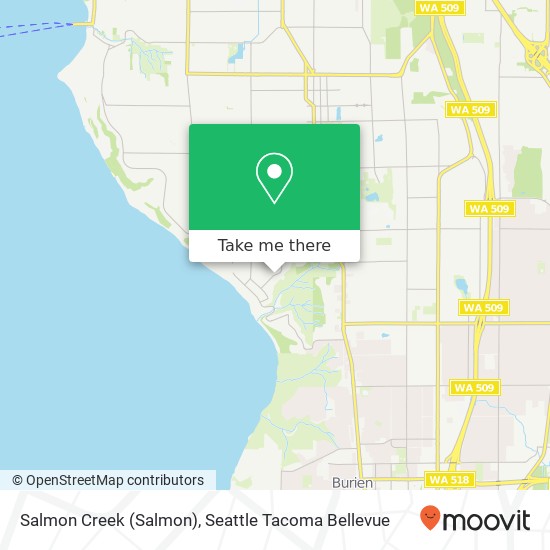 Mapa de Salmon Creek