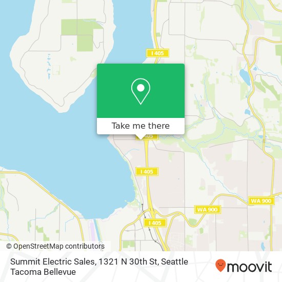 Mapa de Summit Electric Sales, 1321 N 30th St