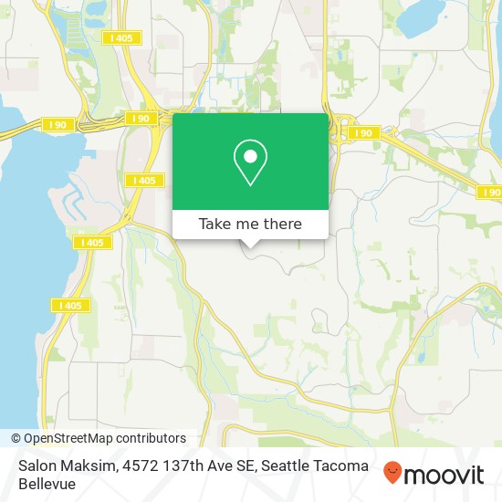 Salon Maksim, 4572 137th Ave SE map