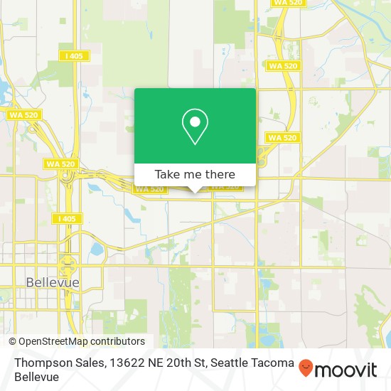 Mapa de Thompson Sales, 13622 NE 20th St