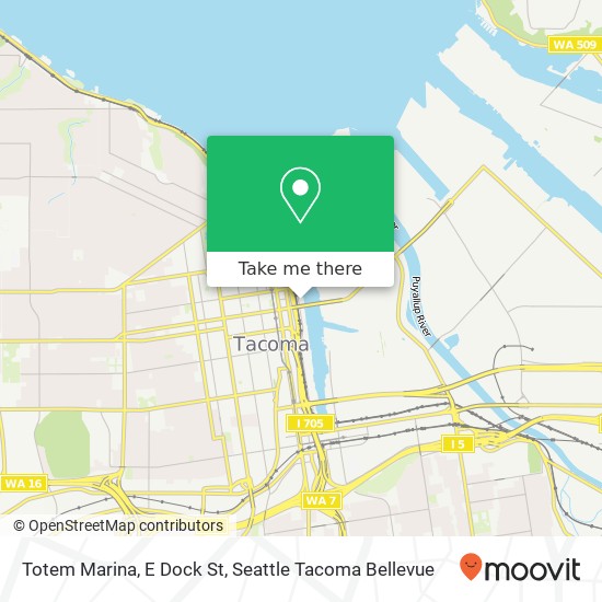 Totem Marina, E Dock St map