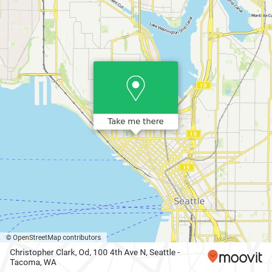 Mapa de Christopher Clark, Od, 100 4th Ave N