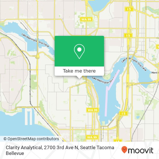 Mapa de Clarity Analytical, 2700 3rd Ave N