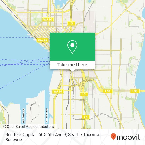 Mapa de Builders Capital, 505 5th Ave S