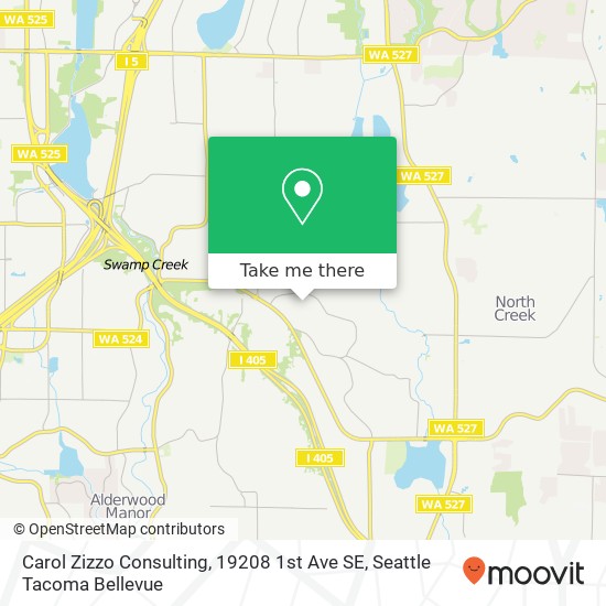 Carol Zizzo Consulting, 19208 1st Ave SE map