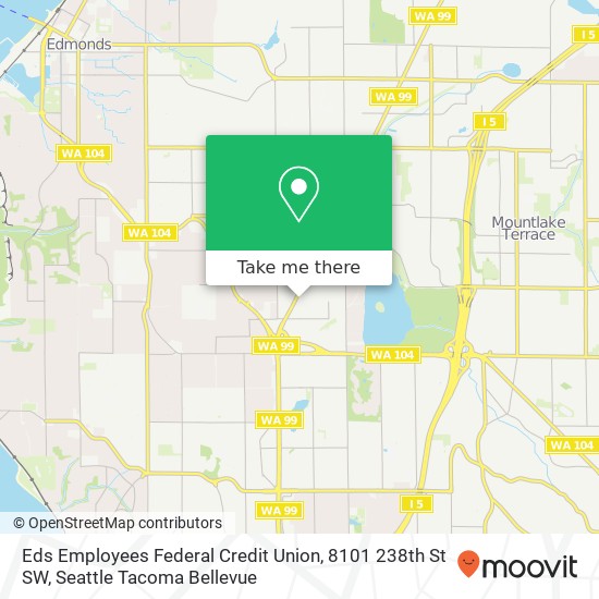 Mapa de Eds Employees Federal Credit Union, 8101 238th St SW