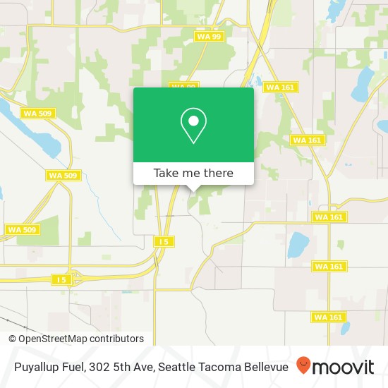 Mapa de Puyallup Fuel, 302 5th Ave