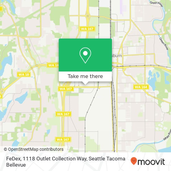 FeDex, 1118 Outlet Collection Way map