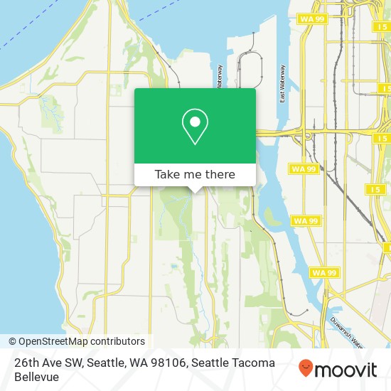 26th Ave SW, Seattle, WA 98106 map